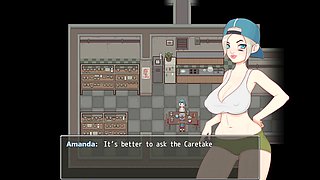 Anime scene with a dildo on the wall, fully uncensored