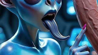 Oral Obsession - AI-Generated Aliens, Elves, Mermaids & Witches Swallow Huge Cocks