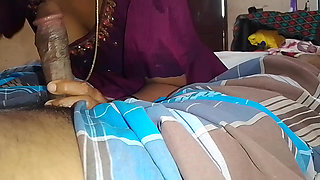 Delhi nurse puts her husband's penis in her mouth and pleasures him