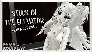 Stuck In The Elevator With A Hot Girl Asmr Vrchat Roleplay - Car Toon