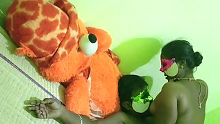 Indian Couples Romance and Kissing a Beautiful
