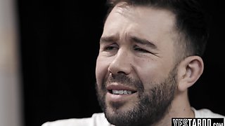 Depressed young girl hump big male stick married guy