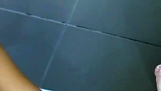 The horny skinny teen lesbians have sex in the bathtub