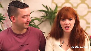 Hot German Threesome with Redhead Jessie - Double Pleasure with Man & Wife
