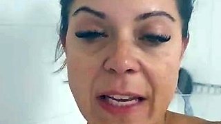 Amateur striptease and Solo masturbation