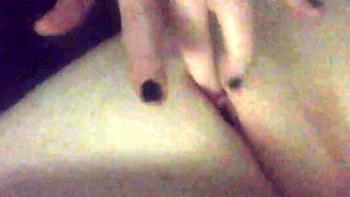 Playing with My Pretty Shaved Pussy