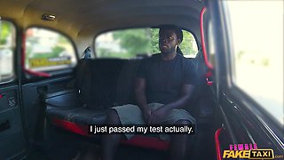 Horny Driver Hungry For Big Black Cock - Princess Jas seduces her black client in interracial taxi car episode