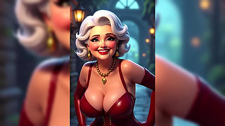 Topless Granny Animation