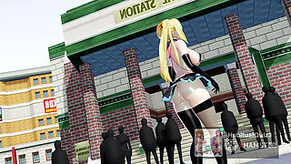 mmd r18 Gokuraku  fuck hard dildo want to fuck cosplay gangbang anal big tits resident evil genshin 3d hentai