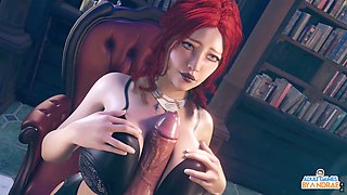 Sexy anime fun with big tits and wild hentai action