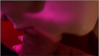 Best View Of Blowjob In Black Nylons And Lace