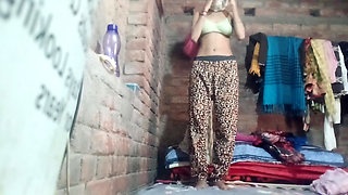 Standing Nude dancing and shaking boobs and hairy pussy, with perfect tits and pussy close up.