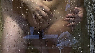 Morning Passionate Sex in the Shower From a Real Couple in Love