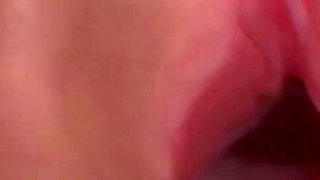 Close up Lesbian Double Dildo Fucking