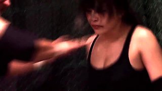 Kinky double japanese blowjob and hardcore fucking session