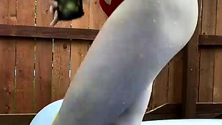 Redhead Czech amateur fucking outdoor