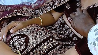 Newlywed Desi Couple Sharing Their First Night Of Passion