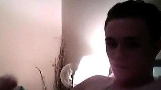 Yorkshire Lad Strokes for a Girl on Webcam