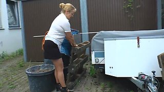 Bea Dumas And Stefan Dolenga In Mature Blonde Dominates With Facesitting And Outdoor Oral Pleasure