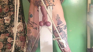 Goode Girl Unholy Crucifix Ballbusting Pt2