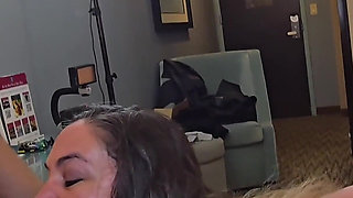 MILF Fucks and Milks Viktormiles' Big Cock in Front of Hubby