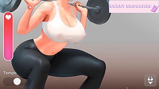 Tracer shows off her big booty in an Overwatch webcam adventure