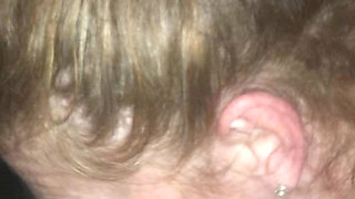 Redhead Stepdaughter, Deep Throat’s Stepdaddy’s Cock and Swallows His Load