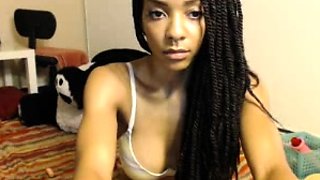 Hot Black Maid Does Some Webcam Black and Ebony