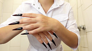Nurses Long Nails JOI