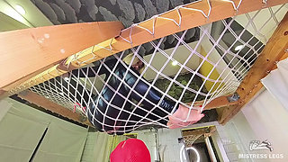 Hammock Goddess Worship Part 2 - Slave Tongue Gently Slides on My Unzipped Pussy and Ass Plus Golden Present