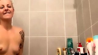 Stacked brunette goes solo toys and masturbation