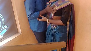 Cheating Housewife Hot Stairs Romance with Pushpa Valli