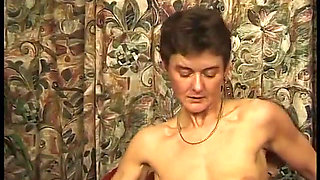 Granny pounded deep in her pussy