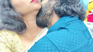 Kerala mallu couples hot first night romance with sex in kerala saree, Indian couples hot sex in first night