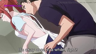 Anime Hentai: Chetanaki's Intense Pussy Eating at Work - Big Tits, Uncensored, ENG Sub