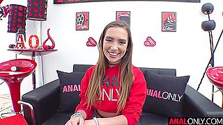 Anal Solely Small Brunette Hair Bailey Base Has Her Bootyhole Drilled And Gaped