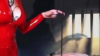 Miss Alessa Milano Red Latex, My Whipp & My Sissybitchs Eggs