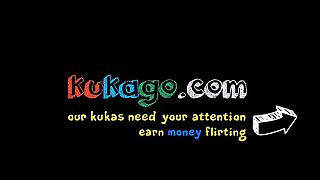 Big-Tits Teen Has a Hairy Pussy Orgasm on Webcam