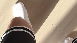 Stepbrother Accidentally Saw Step Sis Masturbating but His Dick Got Hard to Fuck Step Sis