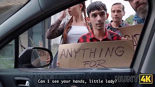 Hunt4k. her ideal ass was made for public cheating