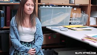 Shoplifter Maddy May Fucked On The Desk
