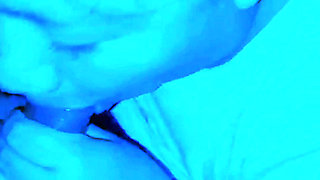 My husband's friend cums on my face