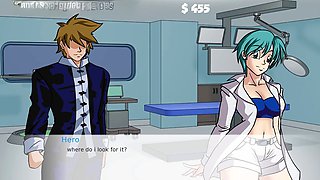 Ecchi adventure with Bulma in a wild hentai visual novel