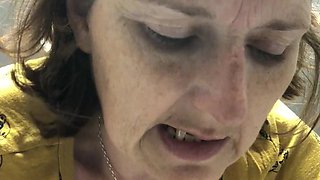 Doing the Desperate Toilet Dance Before Massive Piss That Runs Down My Leg and Then Got Topless as I Was so Hot