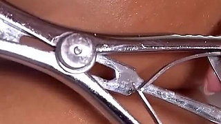 Sexy Doctor Bends Over Patient and Ass Stretched for a Deep Dildo Fuck