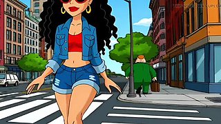 Horny Housewife Cuckold Fantasy Cartoon