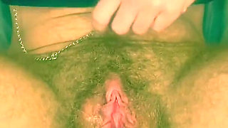 Cspot in Cut Offs and Nipple Clamps Edging to a Loud Moaning Wet Orgasm
