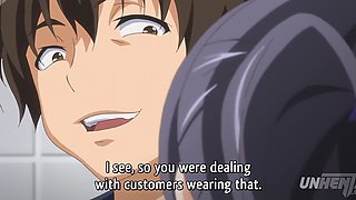 Nerdy hentai teen pounded by pervy stepbro in public restroom