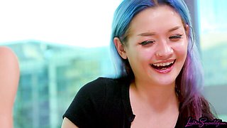 Looking-good Jill Kassidy and Milana Ricci at female orgasm movie