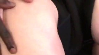 Busty Veronika plays with toys and has interracial sex with a black cock
